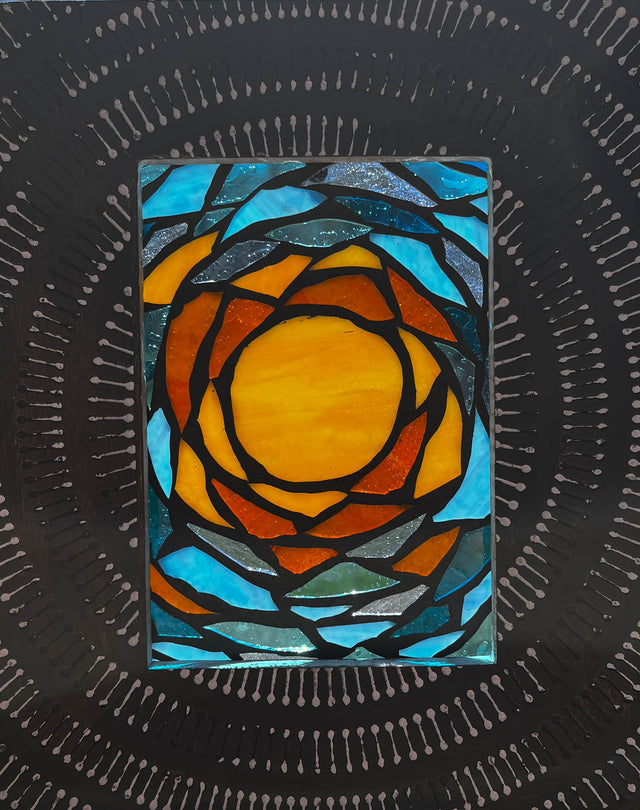 Sunburst Mosaic Window