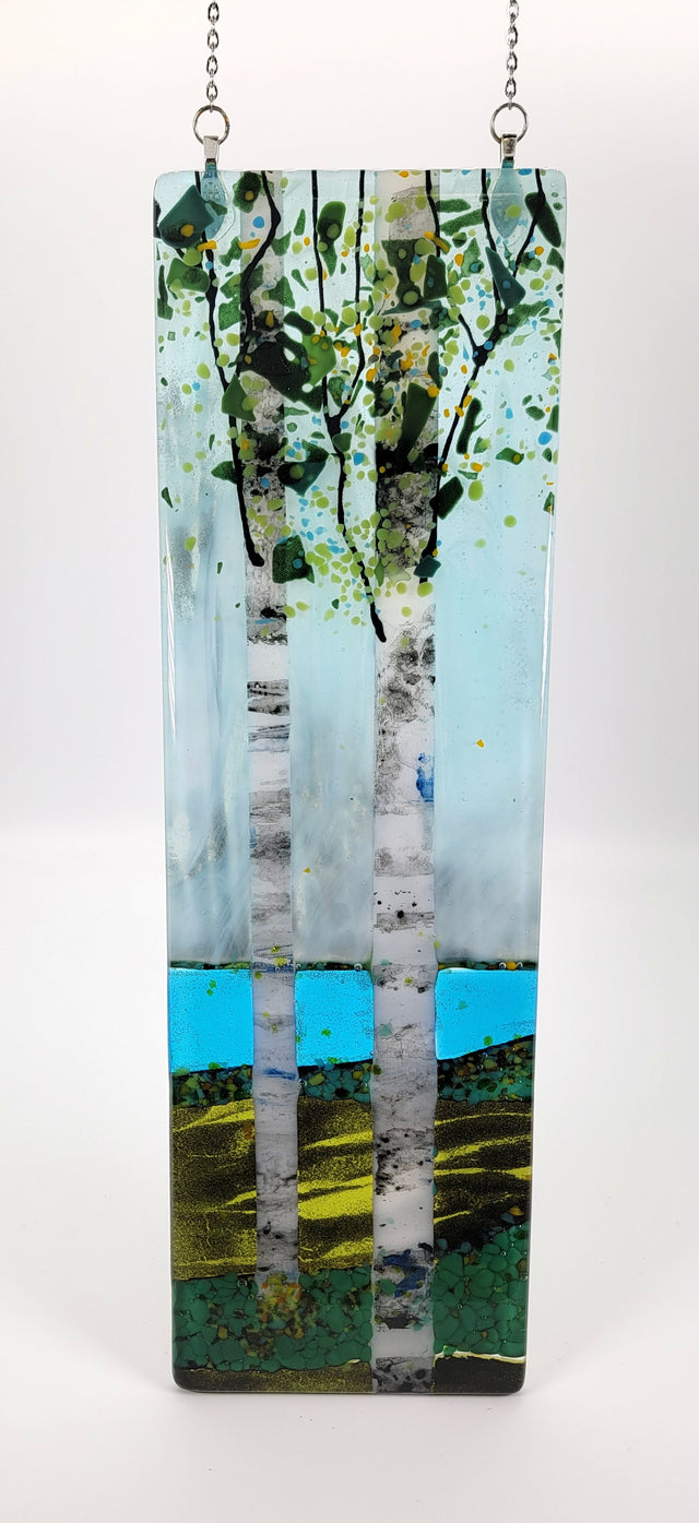 Lakeside Double Birch Window Hanger