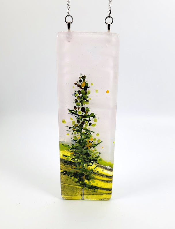 Pale Pink Sky Single Spruce Window Hanger