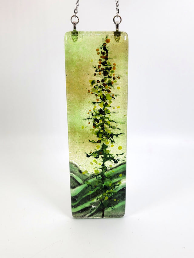 Green Sky Single Spruce Window Hanger