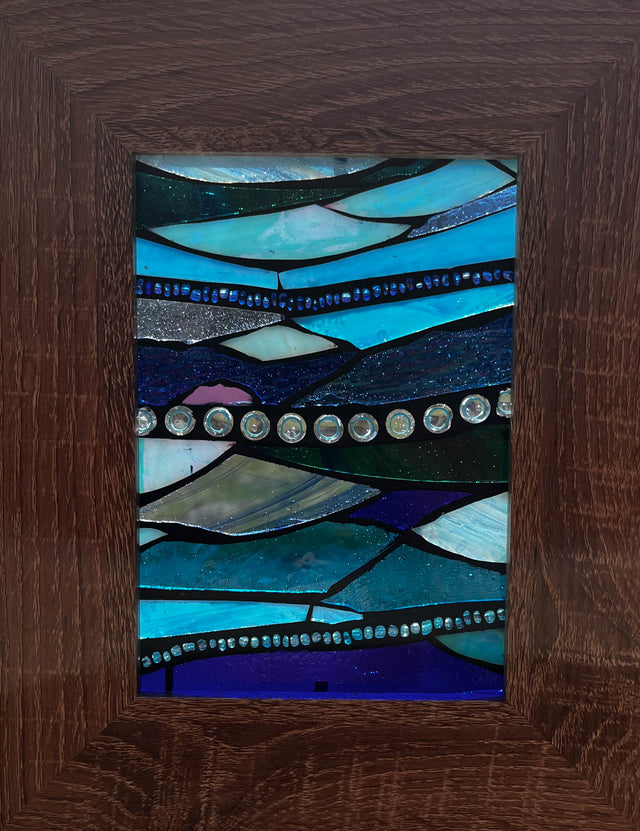 The Blues Mosaic Window
