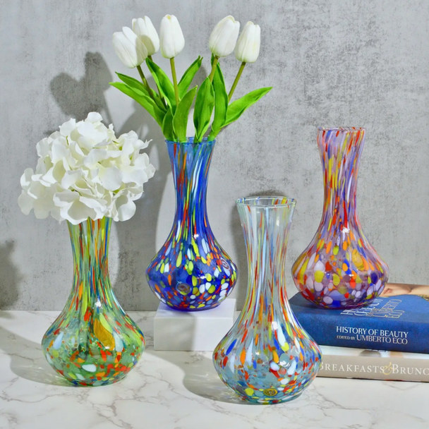 Murano Glass Tulip Vase