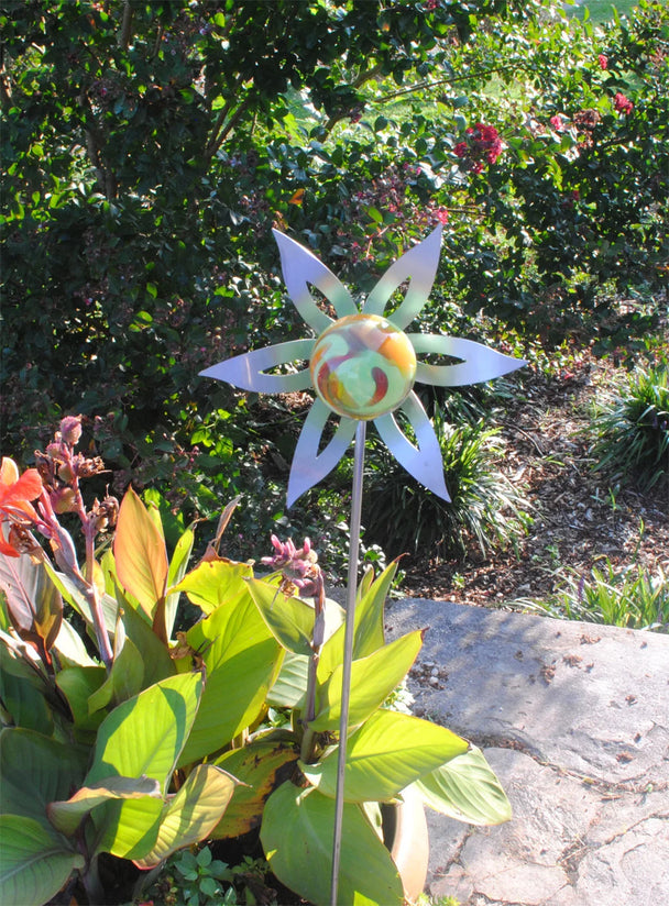 Small Bulb Flower Garden Stake