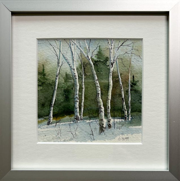 Winter Birches #9