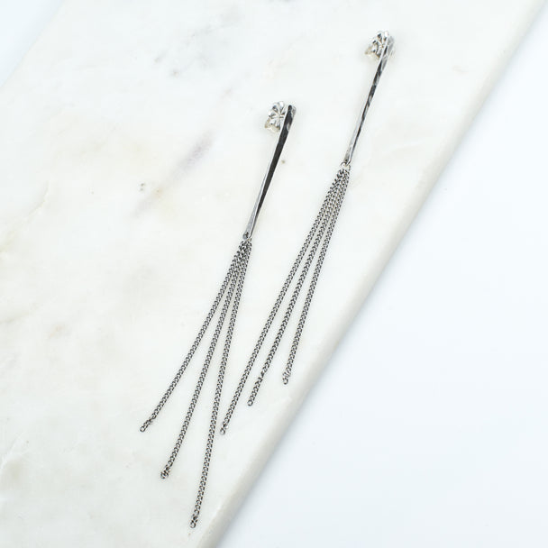 Long Wedge Earrings