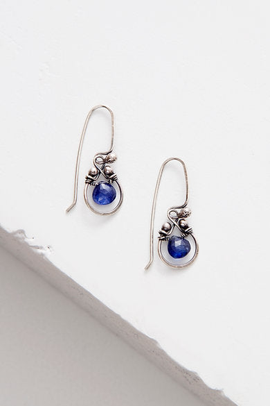 Kyanite Horseshoe Earrings