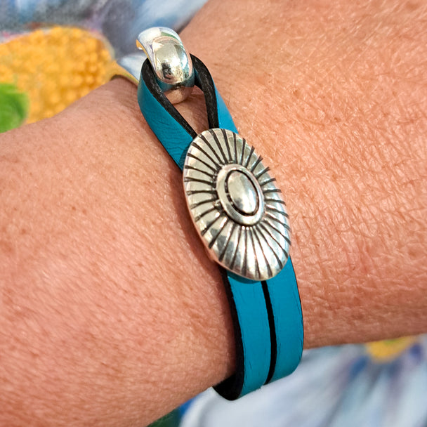 Turquoise Sunburst Bracelet