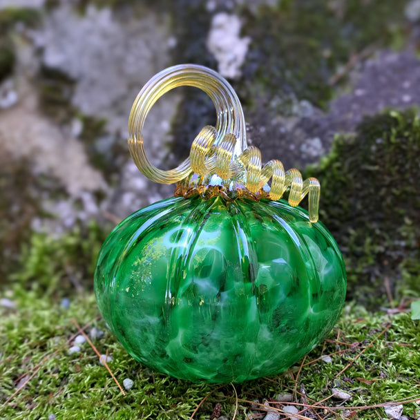 Glossies Pumpkin in New Green