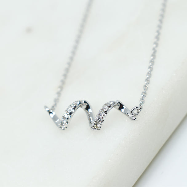 Diamond Curl Necklace