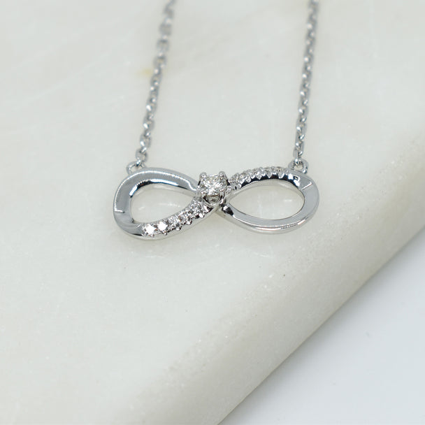 Diamond Infinity Necklace