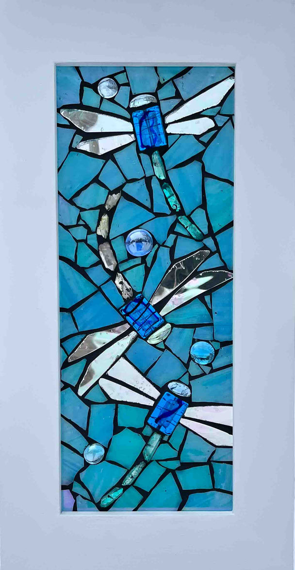 Dragonfly Mosaic Window