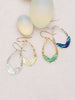 Erika Earrings Teal/Purple