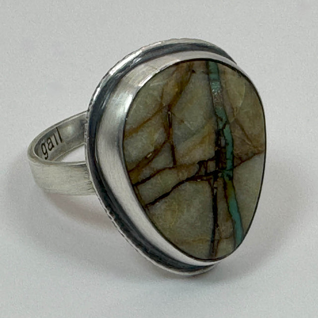 Ribbon Boulder Turquoise Ring