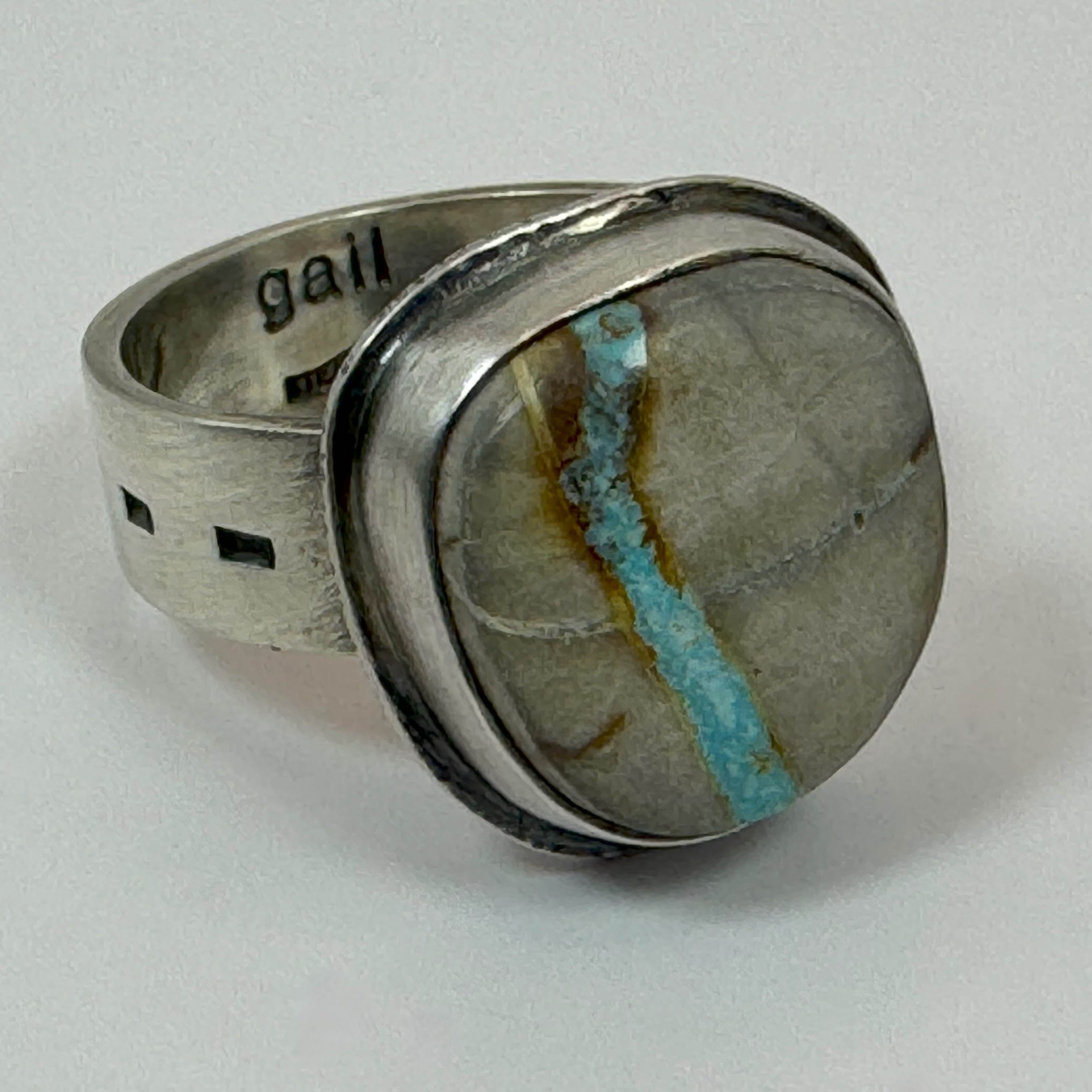 Boulder turquoise ring clearance