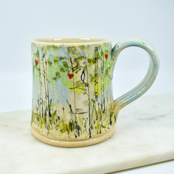 Heart Birch Mug