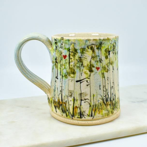 Heart Birch Mug