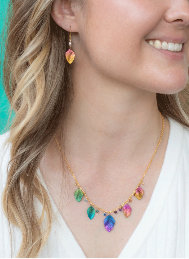 Healing Elm Leaf Necklace