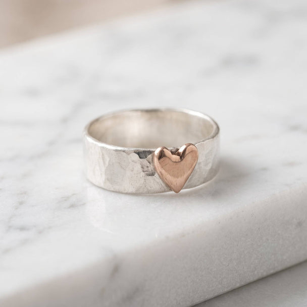 Heart Band Ring