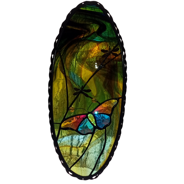 Oval Dichroic Butterfly