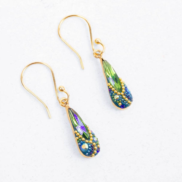 Gold Plate Petite Teardrop Earrings