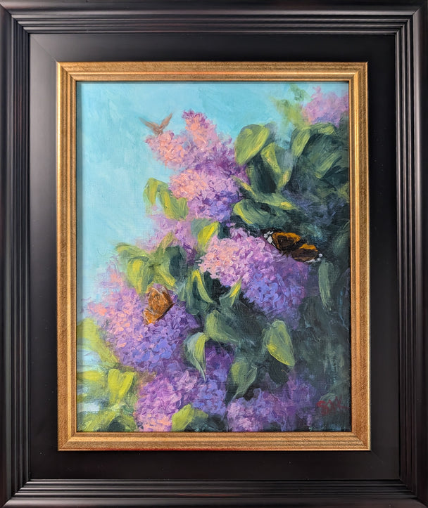Lilacs and Butterflies