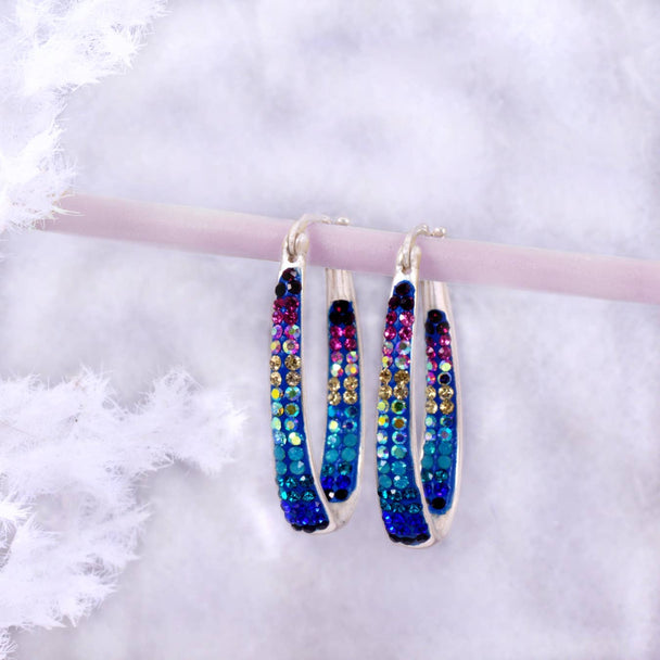 Inside Outside Hoop Earrings