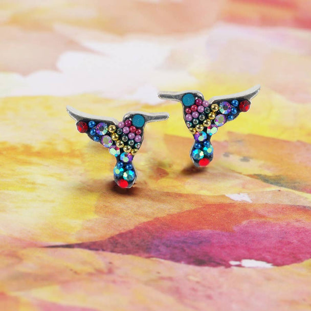 Hummingbird Post Earrings