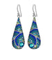 Long Teardrop Mosaic Earrings C