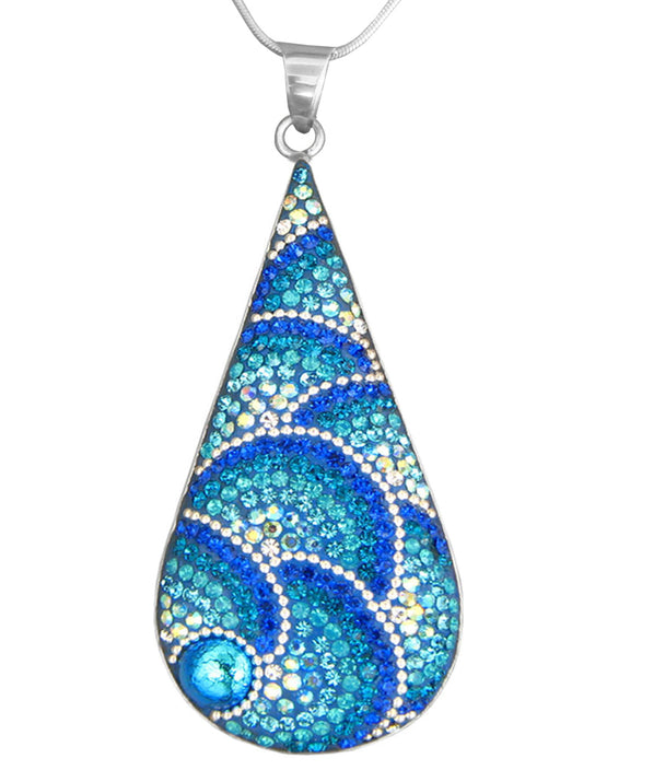 Large Teardrop Necklace C