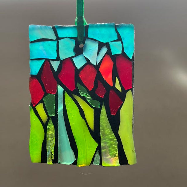 Red Garden Ornament