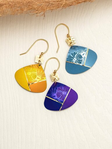 Rowan Earrings Blue Mist