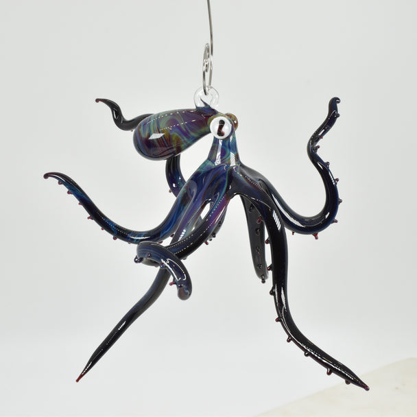 Hanging Octopus Glass Sculpture