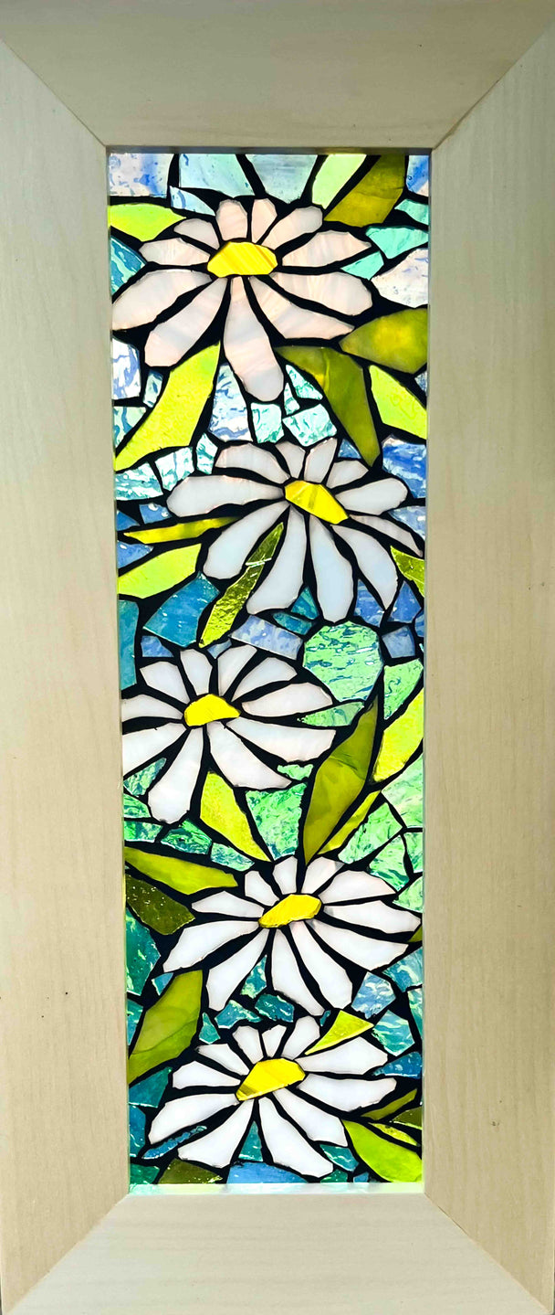 Whoops A Daisy Mosaic Window