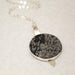 Snowflake Obsidian Sterling Necklace