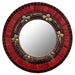 Sangria Mosaic Mirror 10"