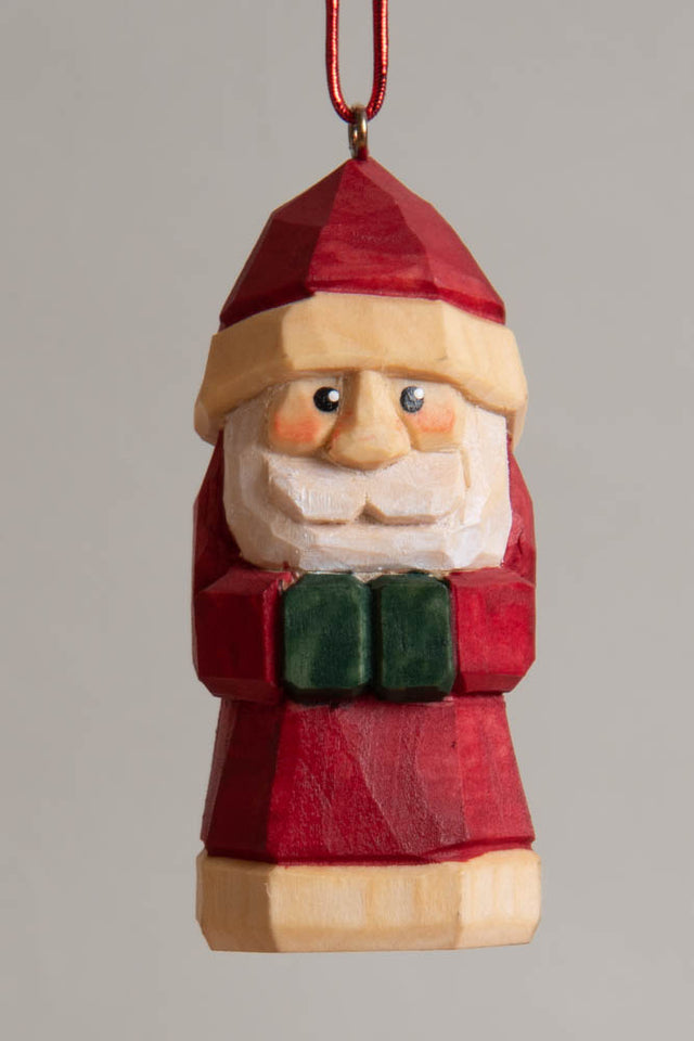 Flat Plane Santa Ornament