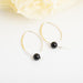 Sterling Silver Earring With Onyx