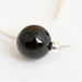 Sterling Silver Earring With Onyx