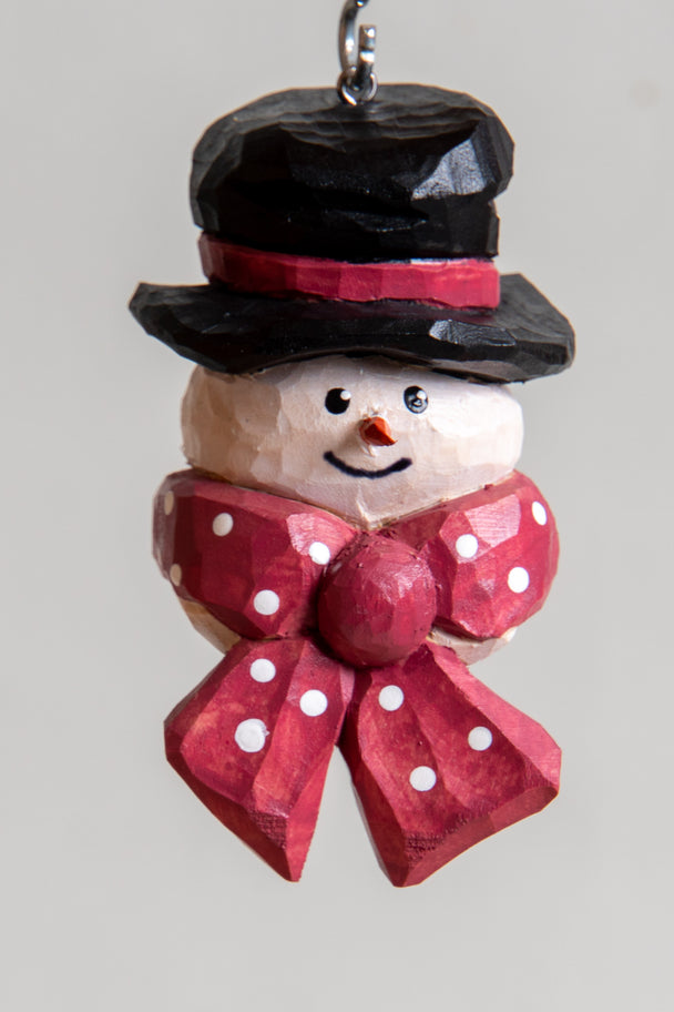 Snowman Head Ornament