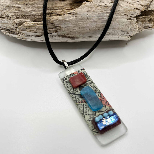 Red and Blue Necklace