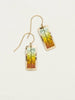 Eden Drop Earrings Peach