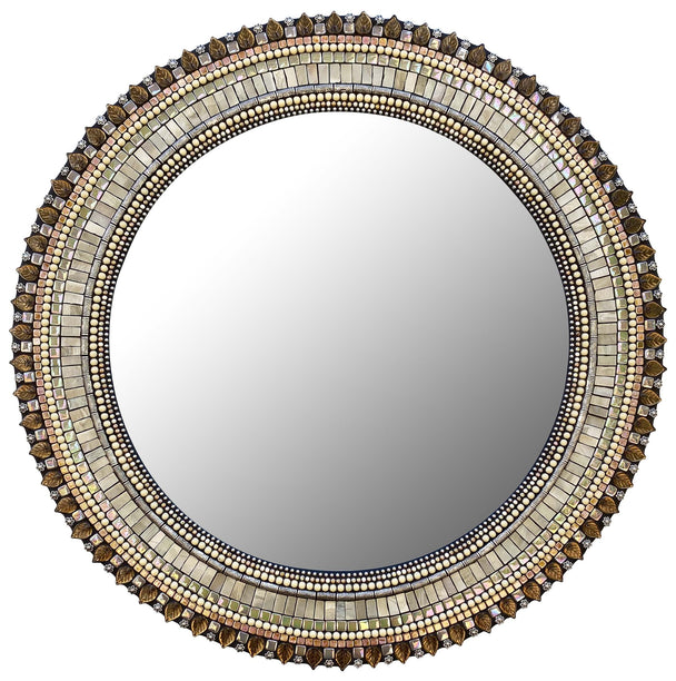 19" Beige Bronze Mirror