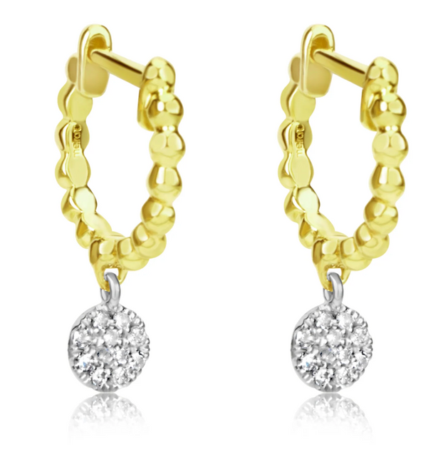 Spot Huggies With Diamond Charm