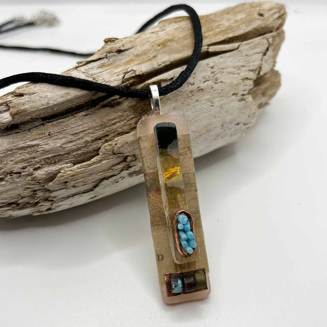 Blue Dot Necklace