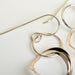 Mixed Metal Drop Earring