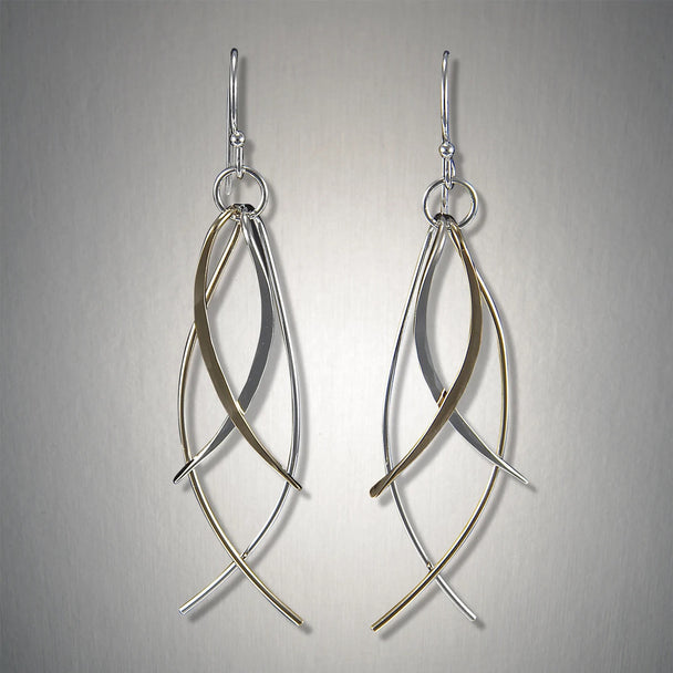 Dangling Fish Earrings