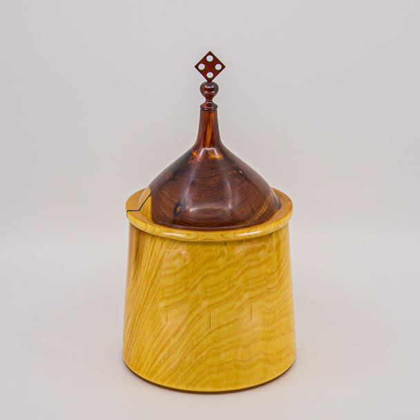 Red Cedar Vessel With Lid
