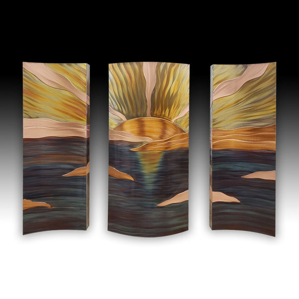 New Horizons Triptych 26X36