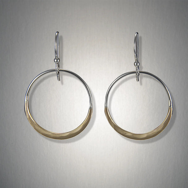 Bottom Heavy Dangling Hoops