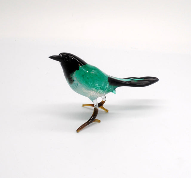 Magpie Glass Sculpture